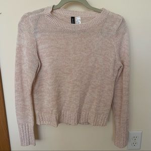Divided Pink Sweater